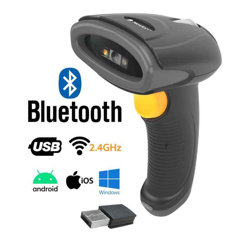 สินค้า เครื่องสแกนบาร์โค้ดไร้สาย HR2081-BT [Newland]
