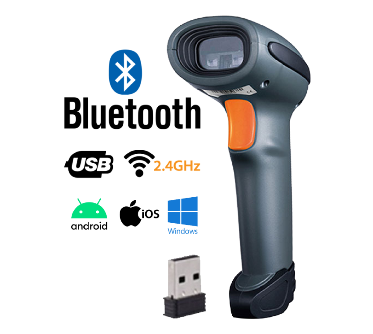 เครื่องอ่านบาร์โค้ดแบบไร้สาย NITA รุ่น 2100R