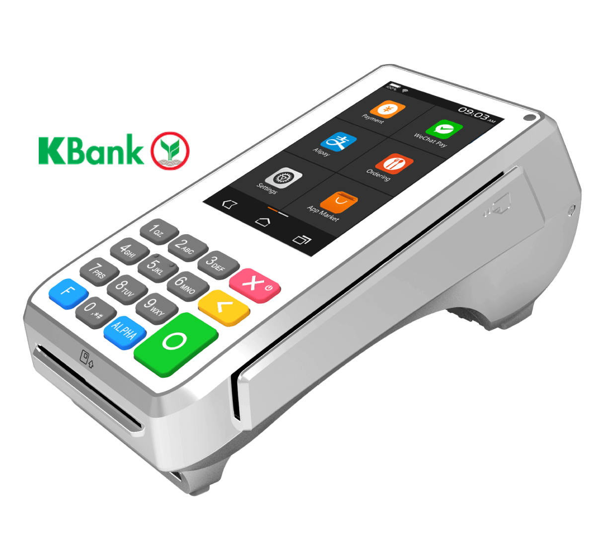 เครื่องรูดบัตร EDC KBank รุ่น A80