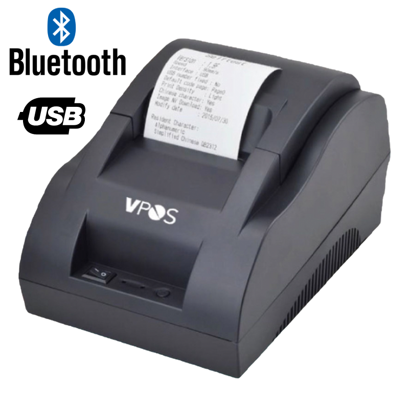 เครื่องพิมพ์ใบเสร็จ VPOS VP-58BT (USB+Bluetooth)