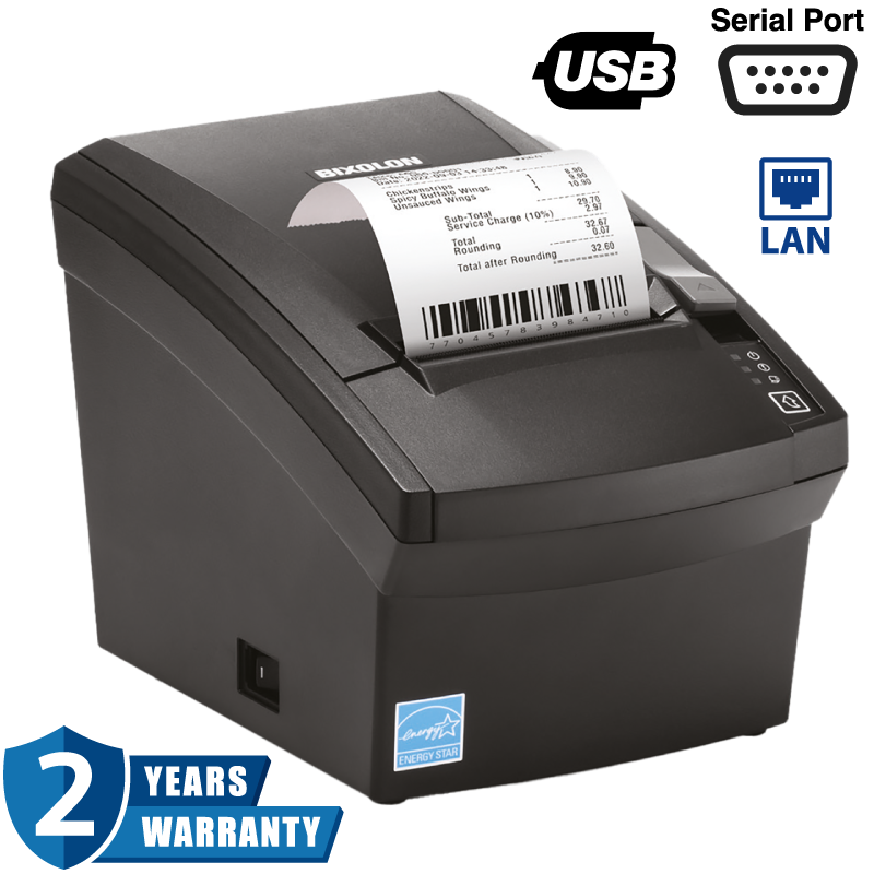 เครื่องพิมพ์ใบเสร็จความเร็วสูง Bixolon SRP-330III (USB+LAN+Serial)