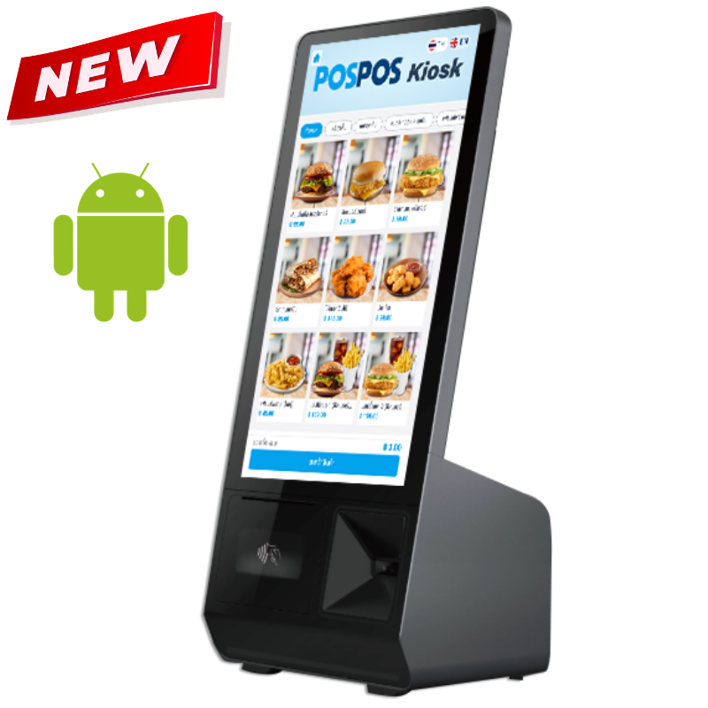 15.6" Kiosk POS ตู้คีออส Self-Service รุ่น K1 [FMT] (แถม ฟรี! POSPOS Smart 1 ปี)